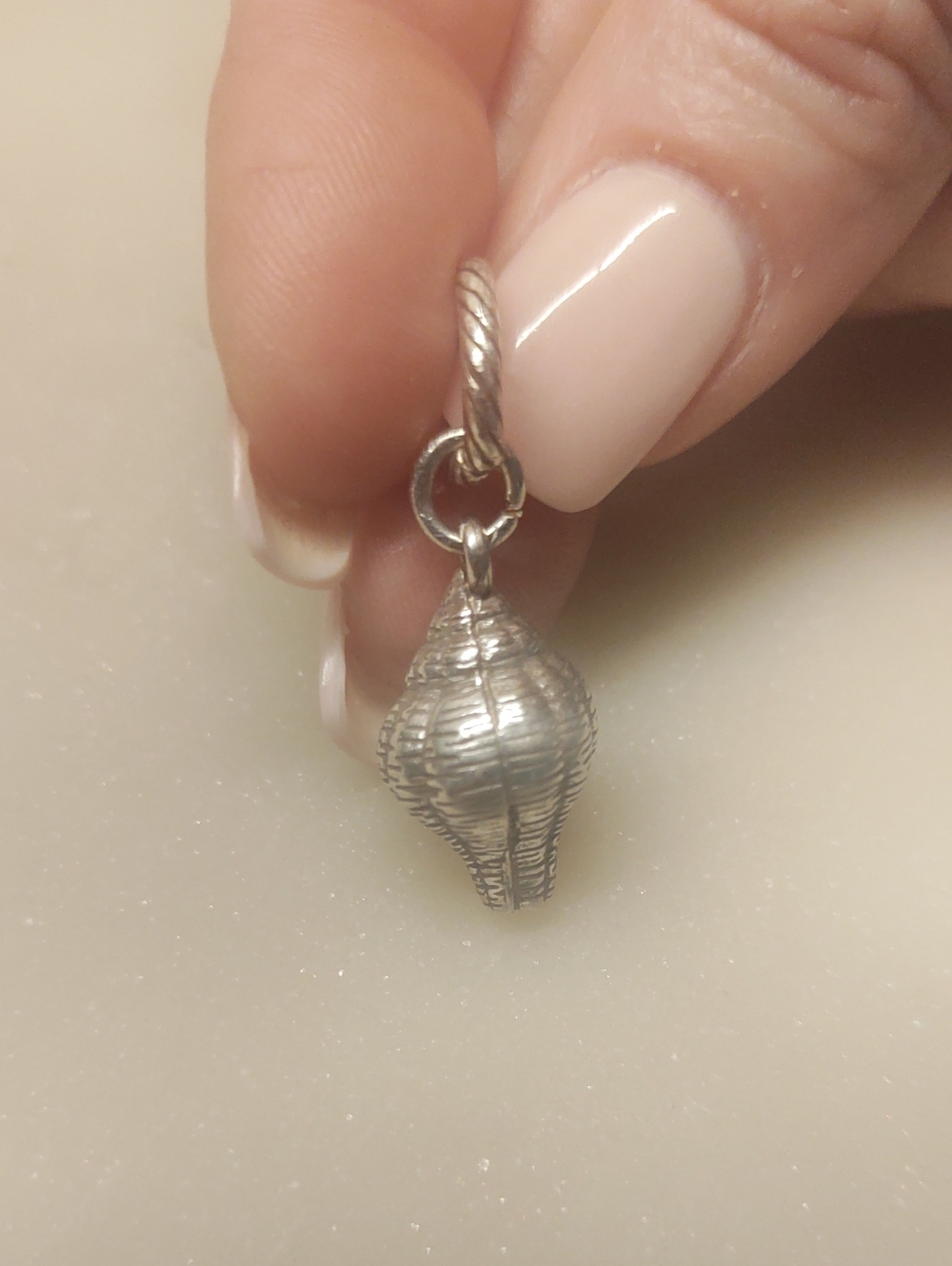 Brighton Silver Conch Shell Dangle Custom Charm - Picture 6 of 16